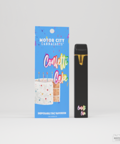 Motor city CannaCarts | Motor city Cannabites THC Confetti Cake 1g Disposable vape