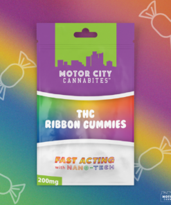 Motor city Cannabites | Motor city CannaCarts THC + CBD Ribbon Gummies (20 pieces)