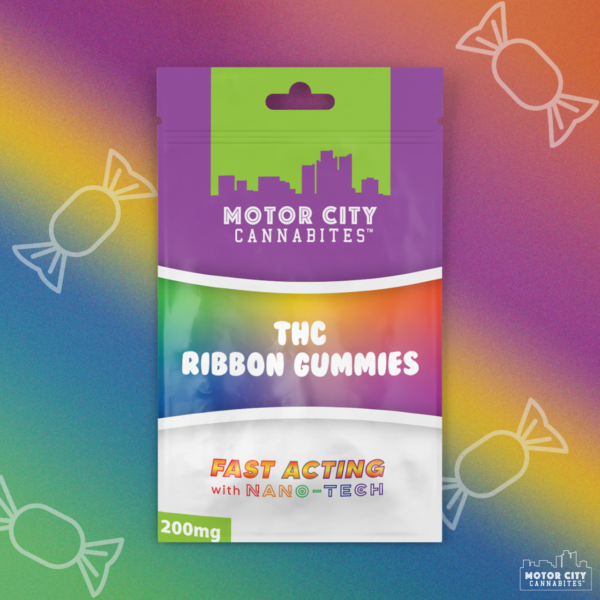 Motor city Cannabites | Motor city CannaCarts THC + CBD Ribbon Gummies (20 pieces)