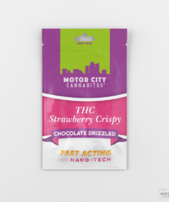 Motor city Cannabites | Motor city CannaCarts THC Strawberry Crispy Chocolate Drizzled