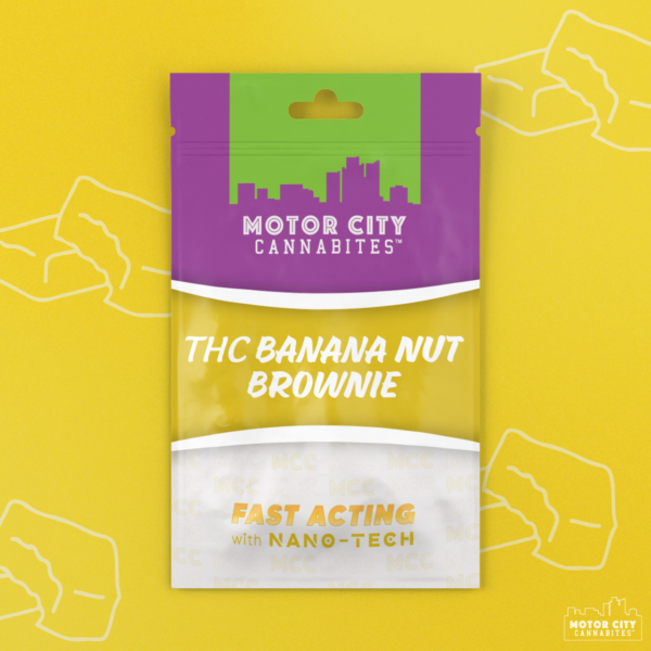 Motor city CannaCarts | Motor city Cannabites Banana Nut Brownie