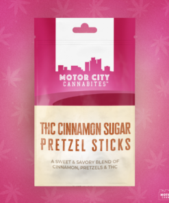 Motor city Cannabites | Motor city CannaCarts THC Cinnamon Sugar Pretzel Sticks