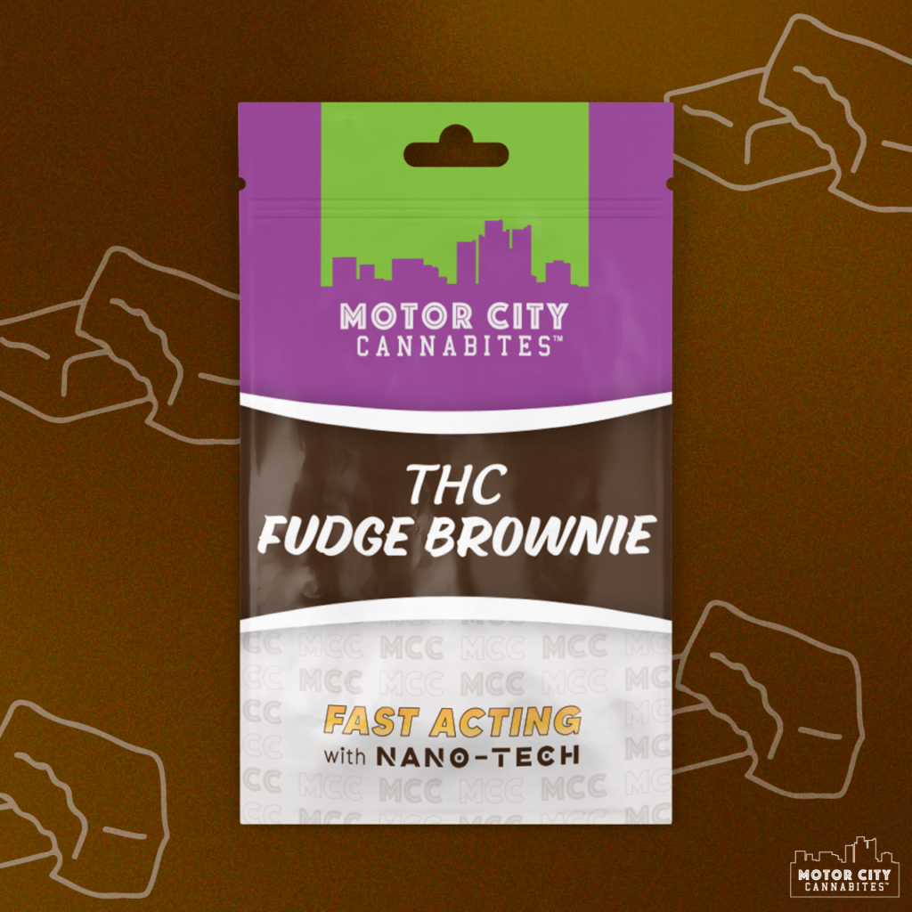 Motor city CannaCarts | Motor city Cannabites Fudge Brownie