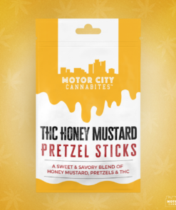 Motor city Cannabites | Motor city CannaCarts THC Honey Mustard Pretzel Sticks