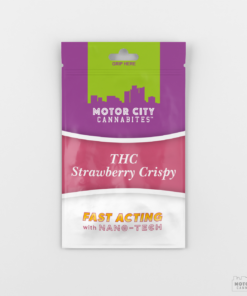 Motor city Cannabites | Motor city CannaCarts THC Strawberry Crispy